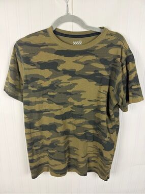 Old Navy Olive Green Camo Short Sleeve Tee
